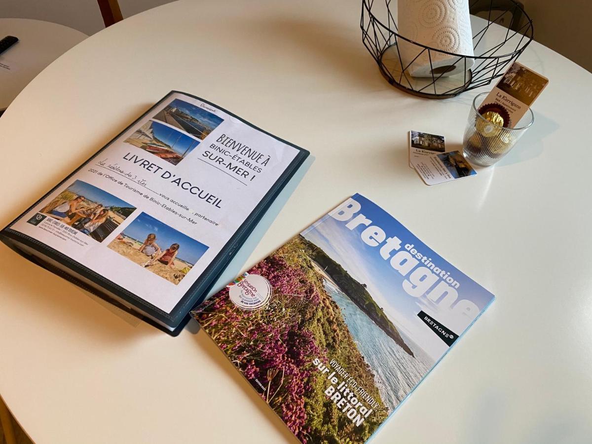 Residence Des 3 Iles, En Plein Centre-Ville, A 5 Min Des Plages, 3 Appartements Neufs Étables 외부 사진